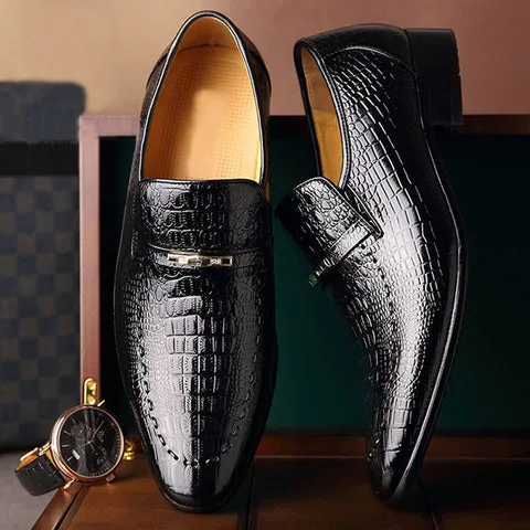🐊👞 Comfortable and luxurious leather shoes for men🔥✨——✈️ free shipping
