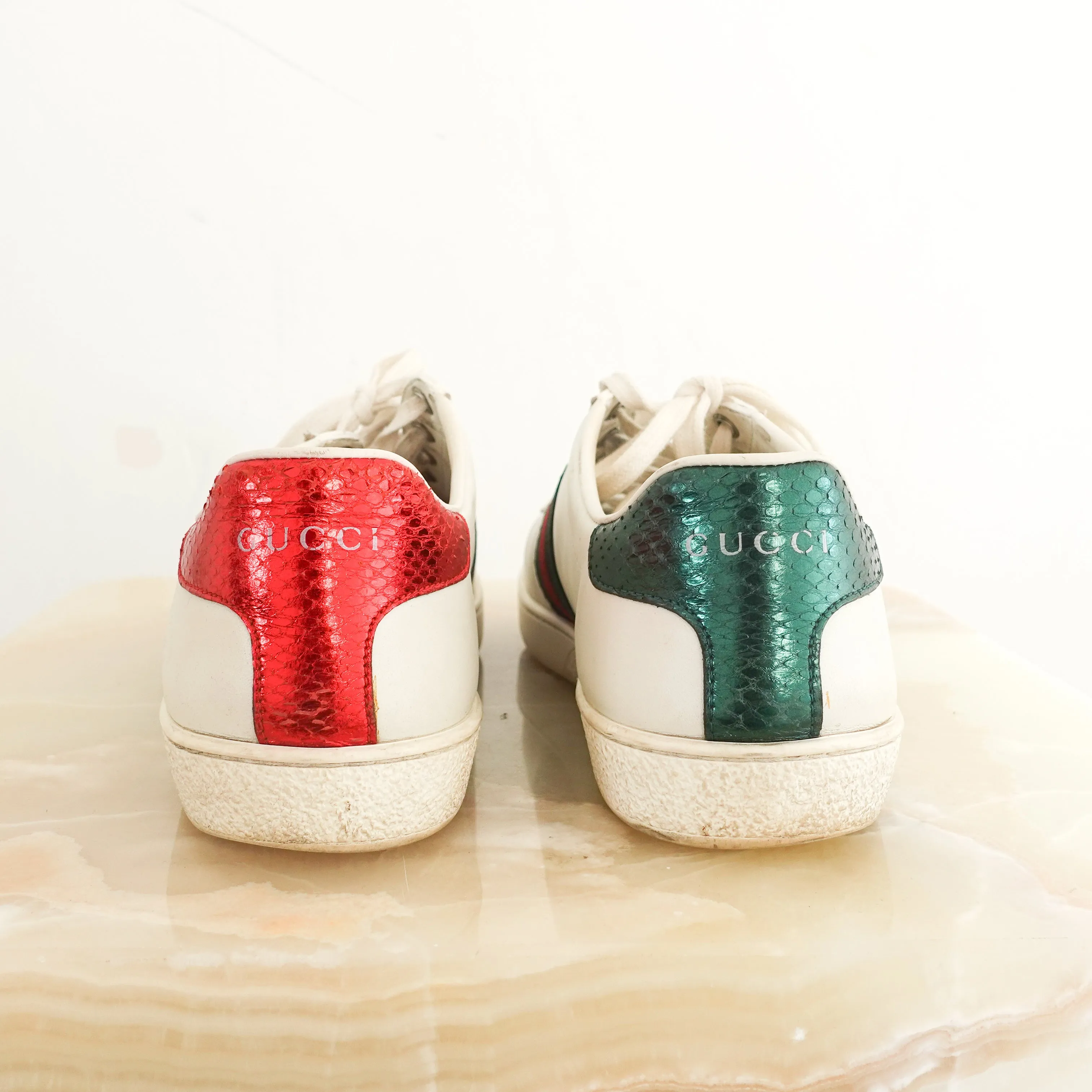 Ace leather trainers RRP £625