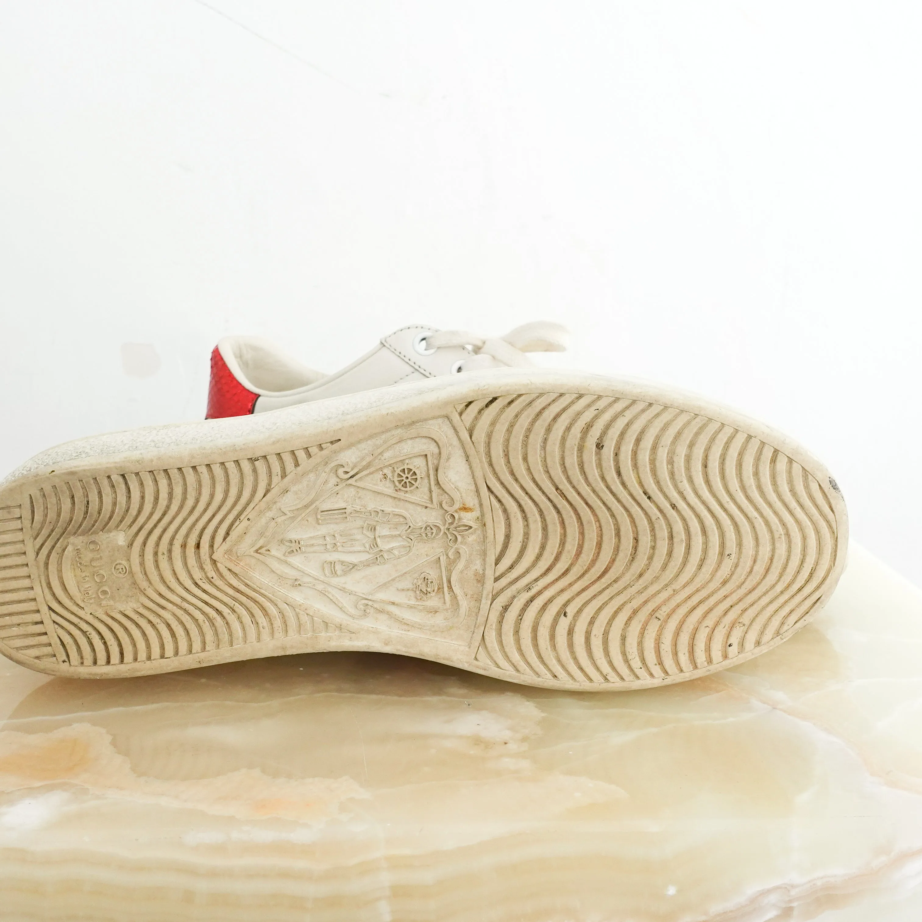 Ace leather trainers RRP £625