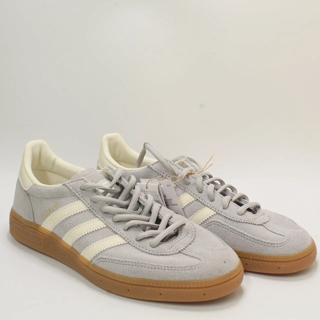 adidas Handball Spezial Grey Cream White White Uk Size 6