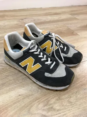 Blue and Yellow New Balance Trainers, New Balance, Size 9
