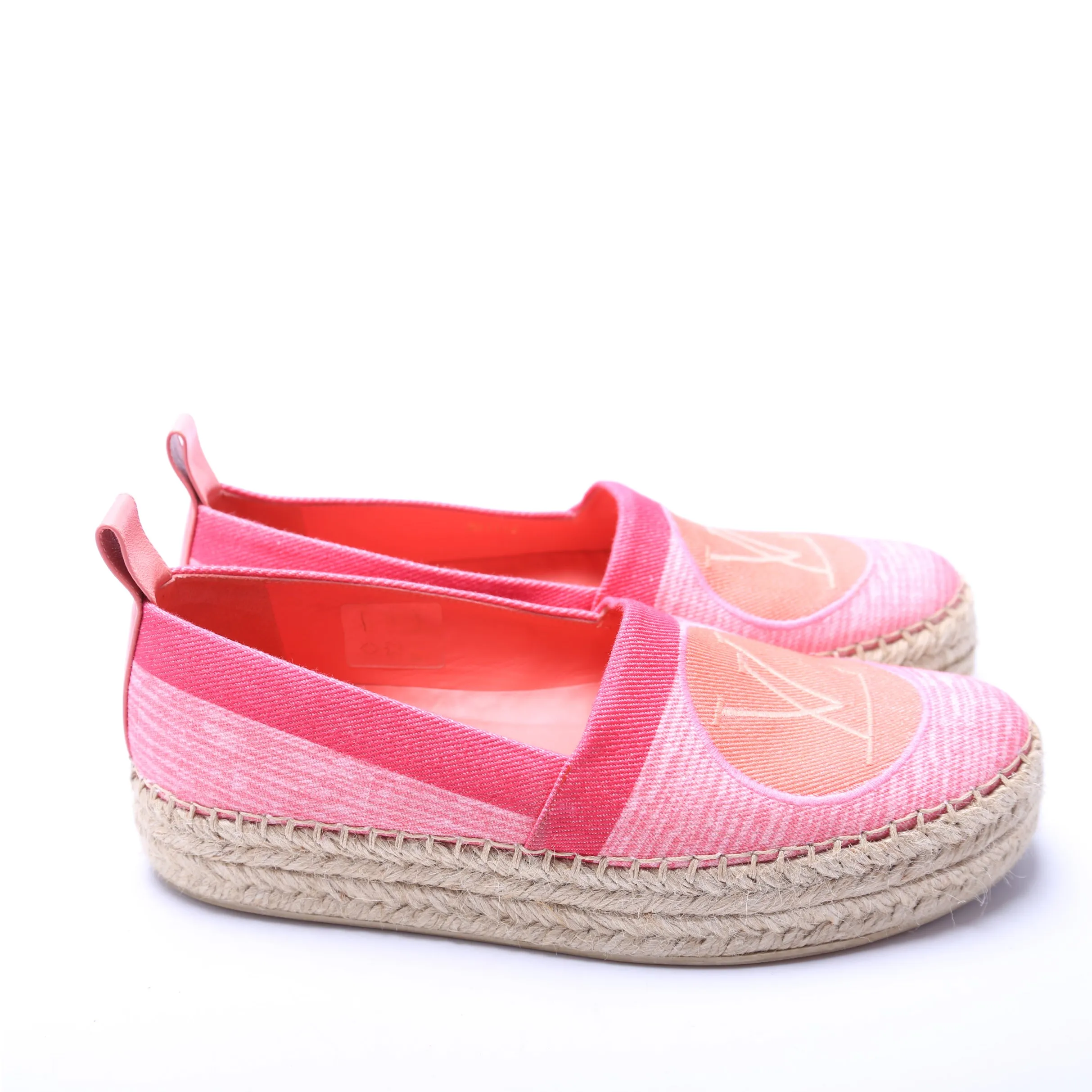 Blue Shore Canvas Espadrilles Size 37