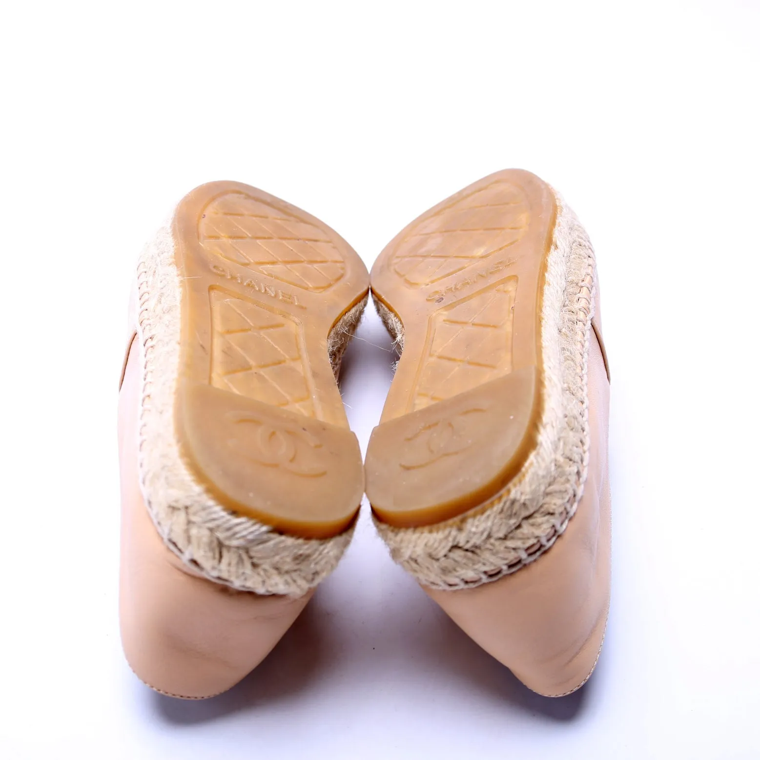 CC Espadrilles Size 37 Beige/Black