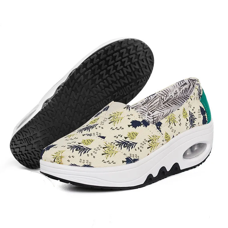 Comelyy Platform Canvas Comfortable Casual Shoes