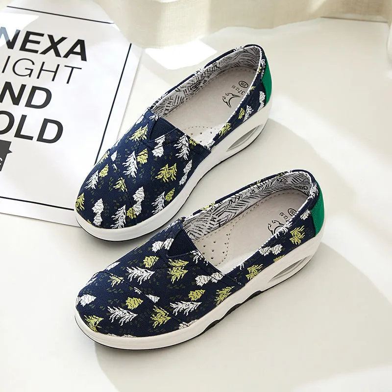 Comelyy Platform Canvas Comfortable Casual Shoes