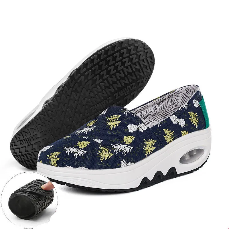Comelyy Platform Canvas Comfortable Casual Shoes