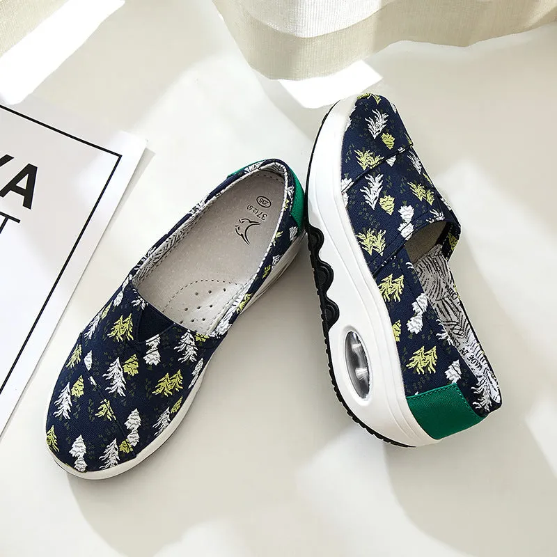 Comelyy Platform Canvas Comfortable Casual Shoes