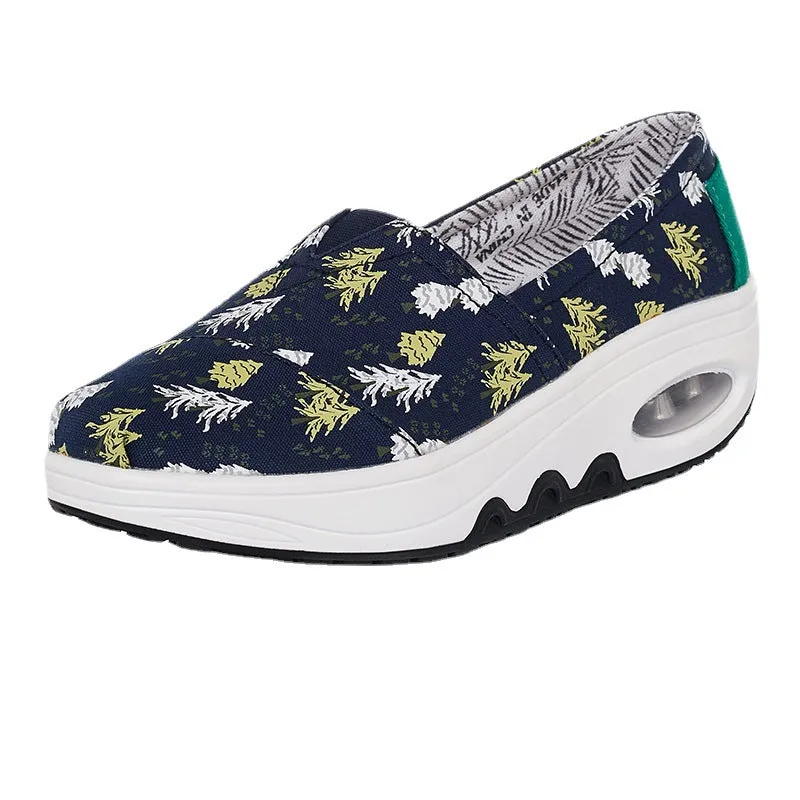 Comelyy Platform Canvas Comfortable Casual Shoes