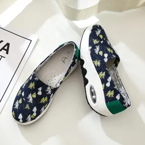 Comelyy Platform Canvas Comfortable Casual Shoes