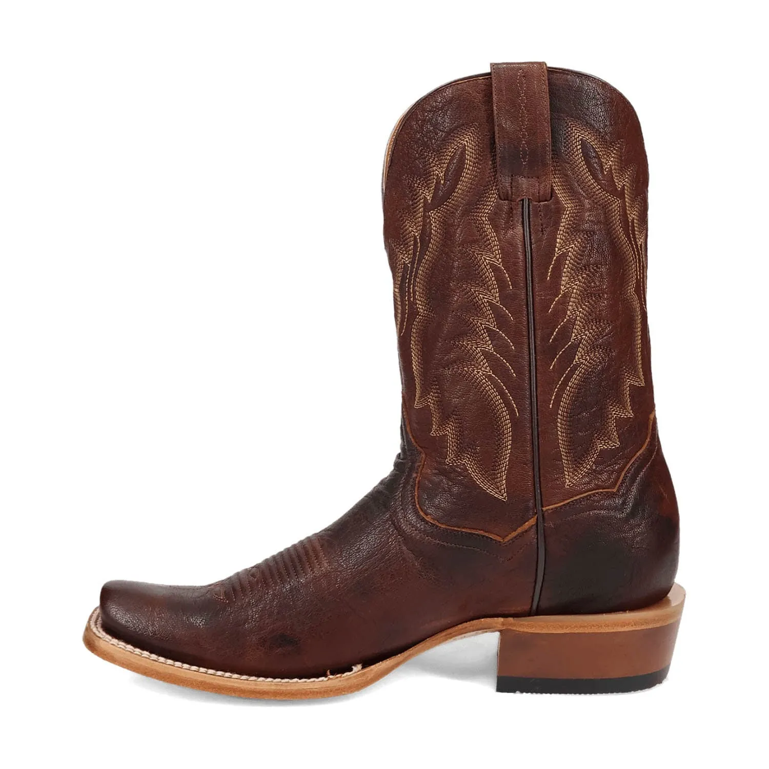 Dan Post Mens Boerne Cognac Leather Cowboy Boots 10.5 D
