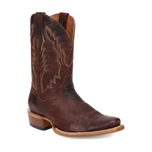 Dan Post Mens Boerne Cognac Leather Cowboy Boots 10.5 D