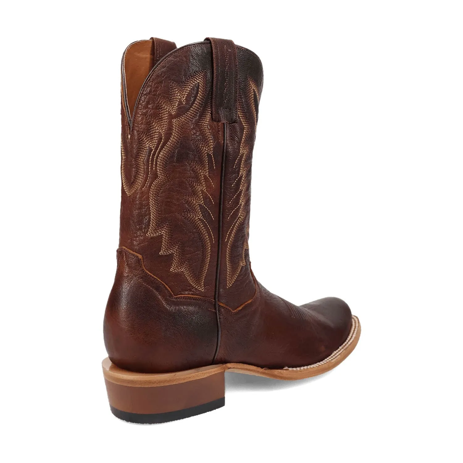 Dan Post Mens Boerne Cognac Leather Cowboy Boots 10.5 D