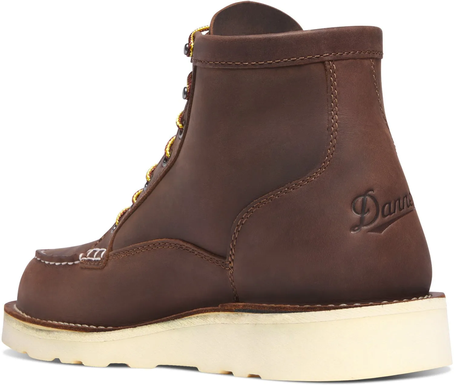 Danner Mens Bull Run Moc Toe GTX ST Brown Leather Work Boots