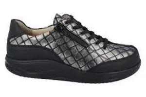 Finn Comfort Women's Otaru Shoes- Sirio Bisco/ Black Steel