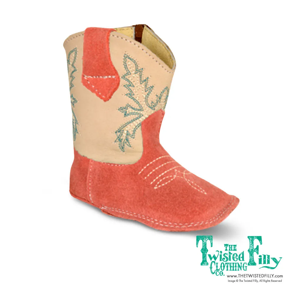 Genuine Leather Infant Kids Western Boots