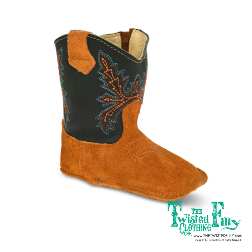 Genuine Leather Infant Kids Western Boots