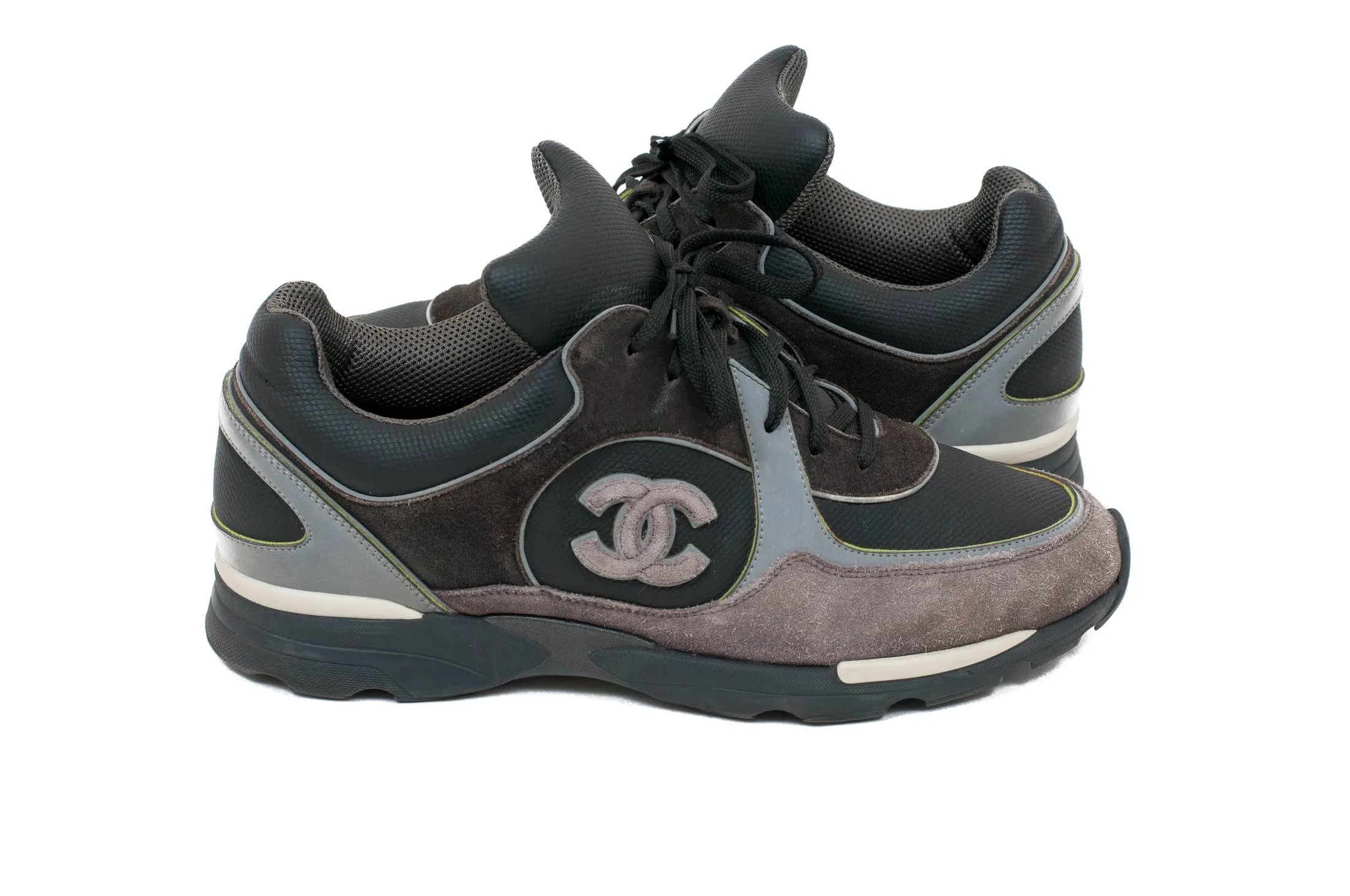 Grey Suede Trainers