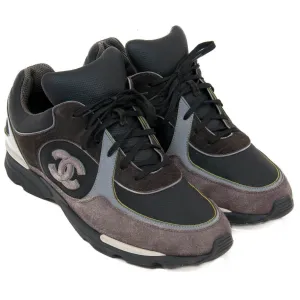 Grey Suede Trainers
