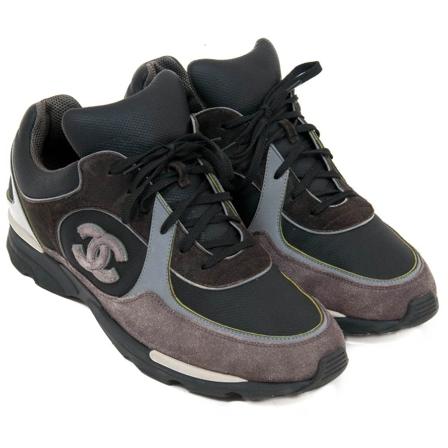 Grey Suede Trainers