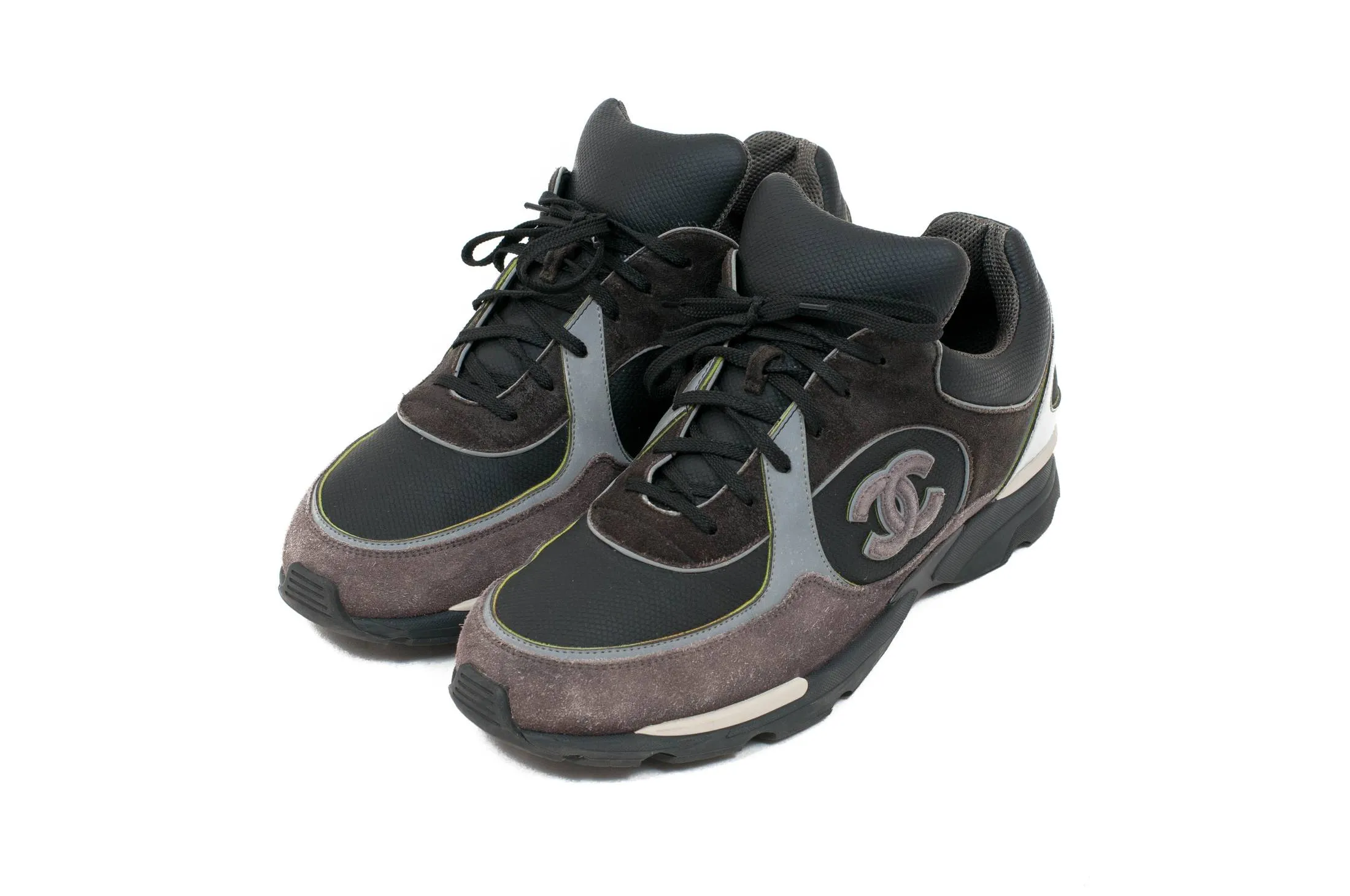 Grey Suede Trainers