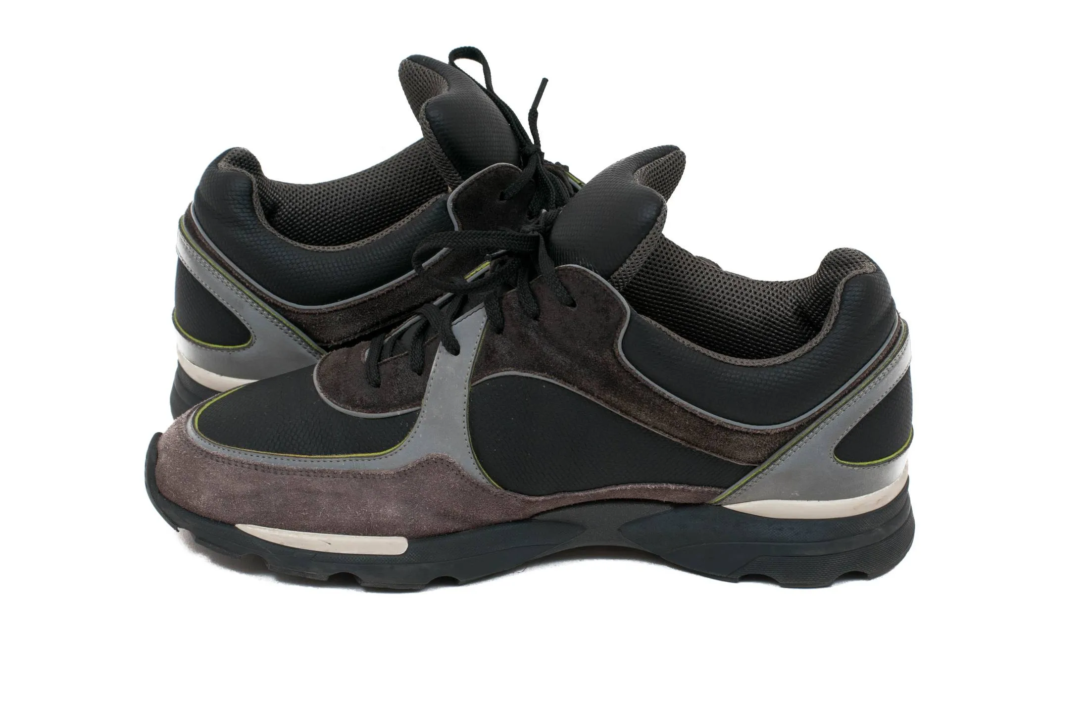Grey Suede Trainers