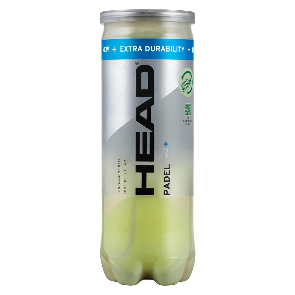 HEAD Padel Pro  Padel Balls - 3 Ball Tube