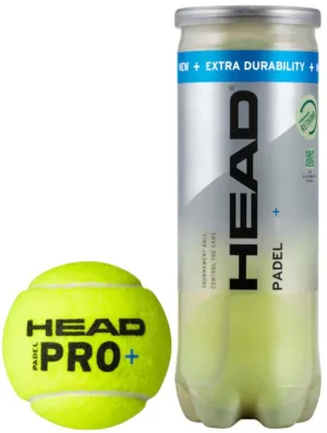 HEAD Padel Pro  Padel Balls - 3 Ball Tube