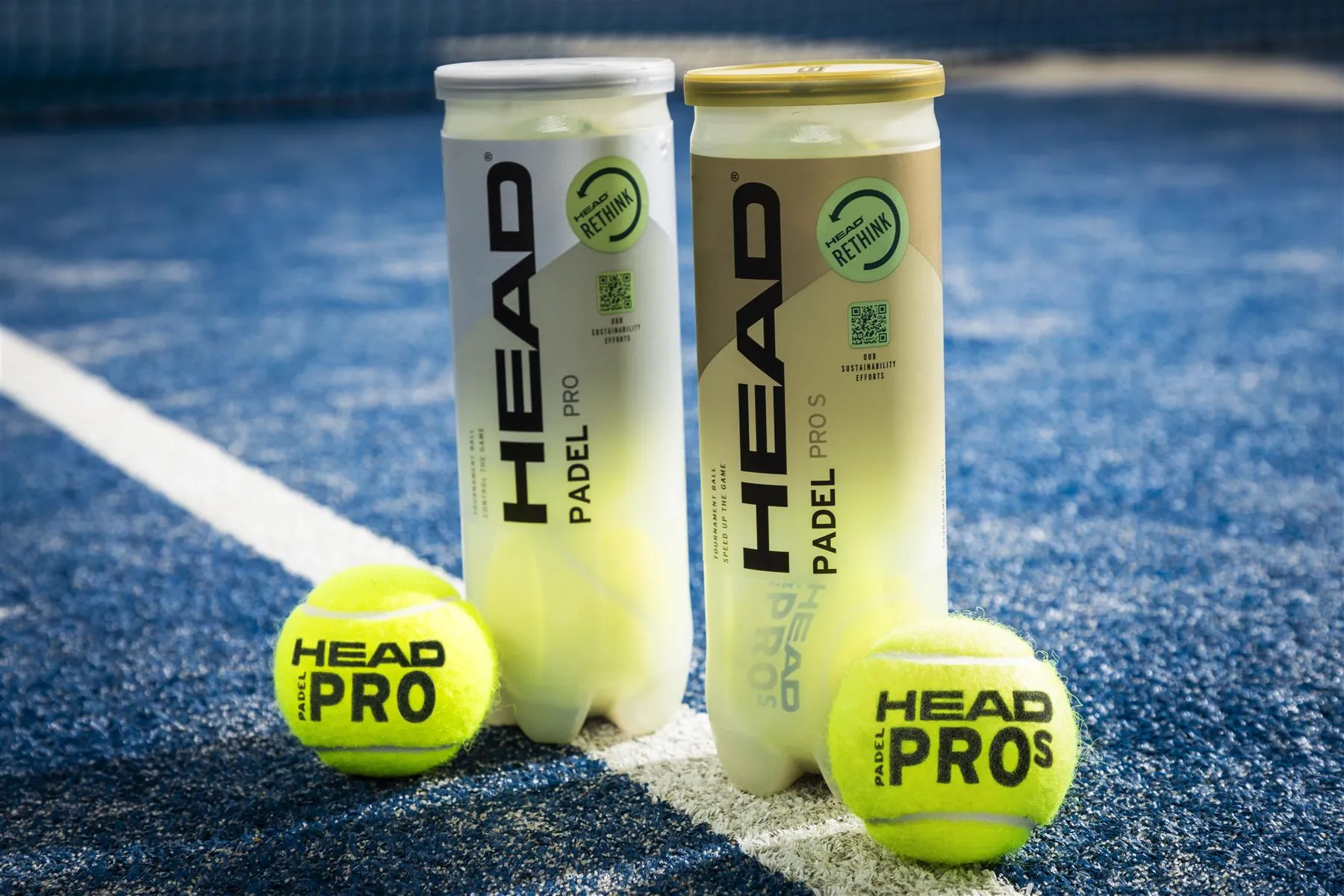 HEAD Padel Pro Padel Balls - 3 Ball Tube