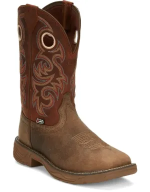 Justin Men's Rush Water Buffalo Work Boot