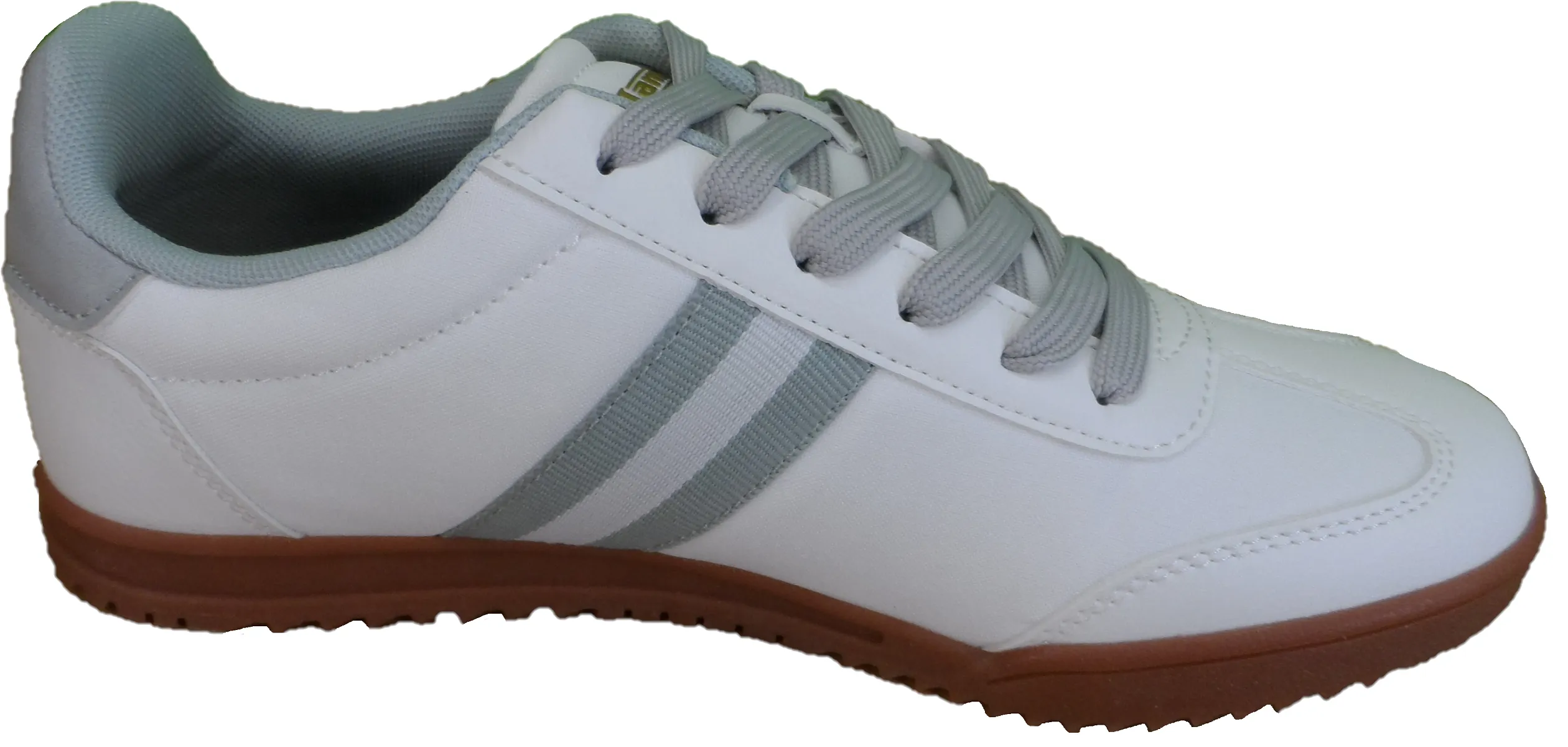 Lambretta White Retro Mod Trainers