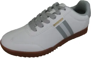 Lambretta White Retro Mod Trainers