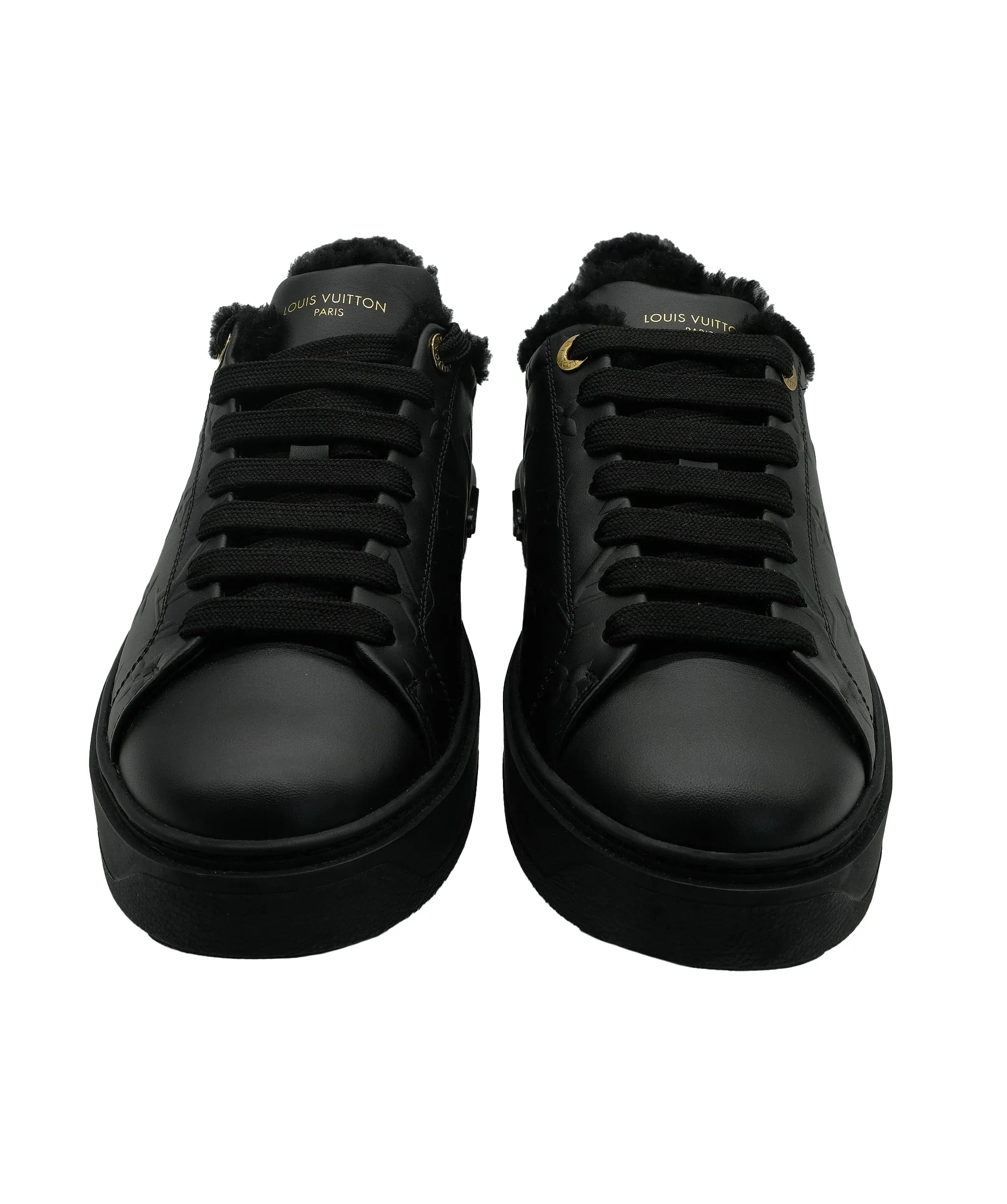 Louis Vuitton Black Trainers 39 RJC2665