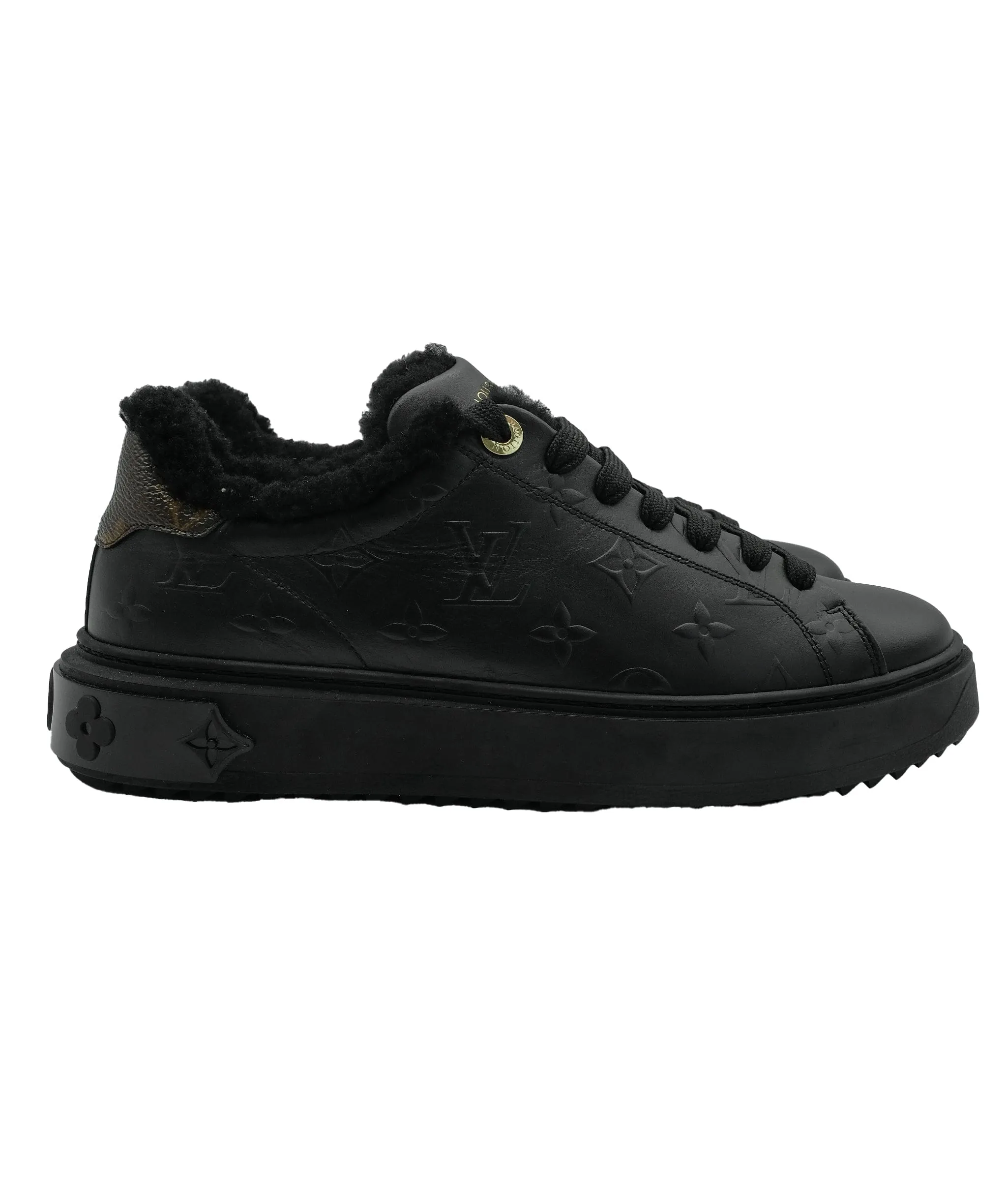 Louis Vuitton Black Trainers 39 RJC2665