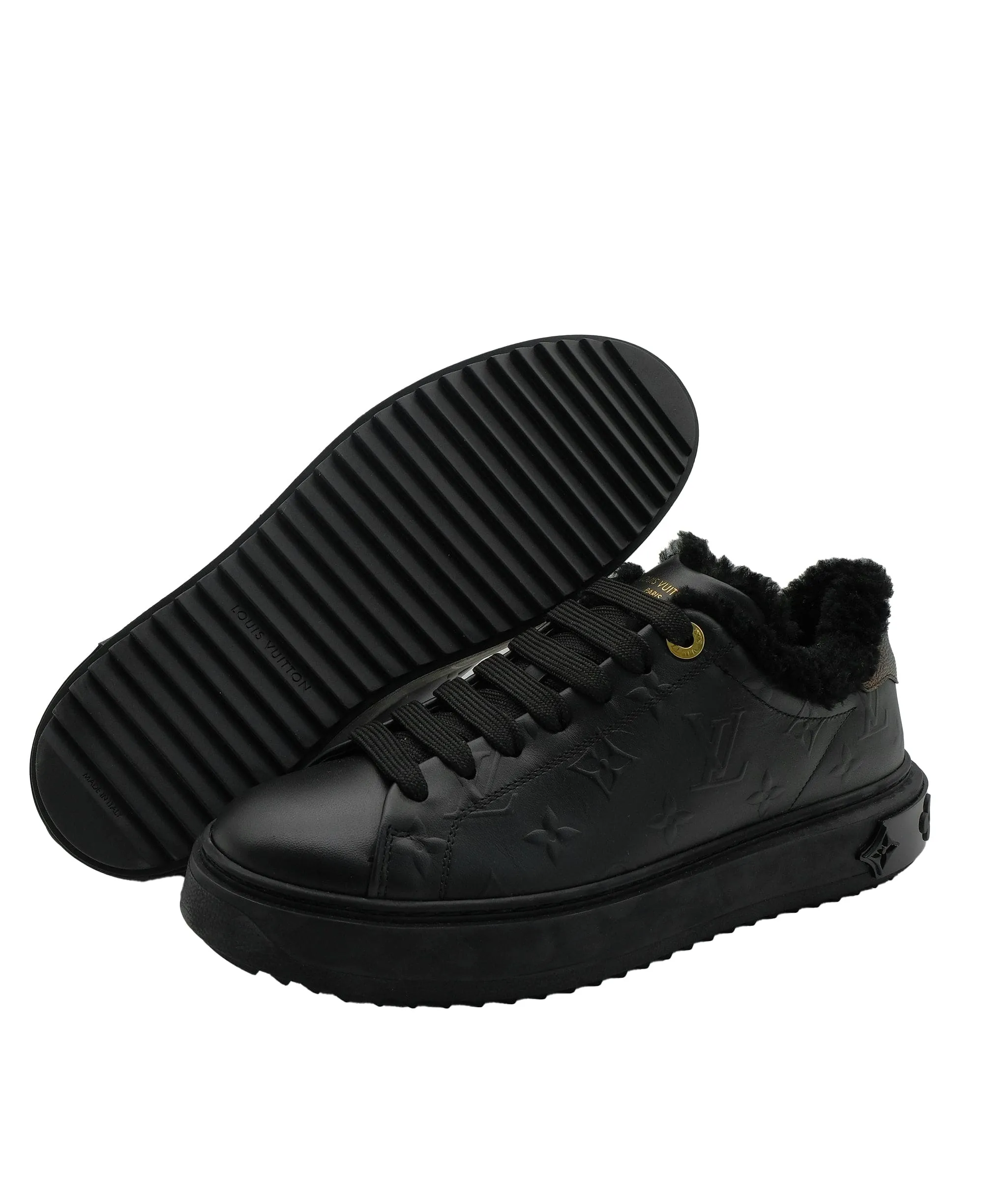 Louis Vuitton Black Trainers 39 RJC2665