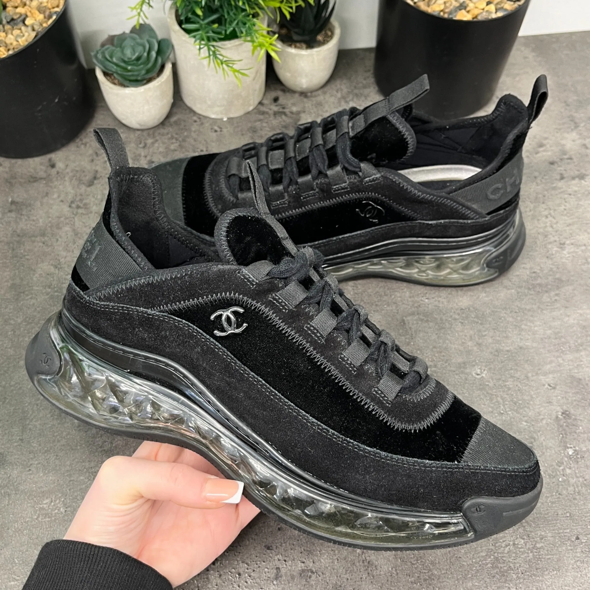 Men's Cc Low Trainers Black Size EU 40 / UK 6