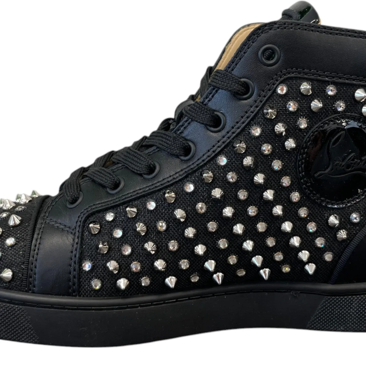 Men's Louis Spikes High Trainers Black Size EU 40 / UK 6
