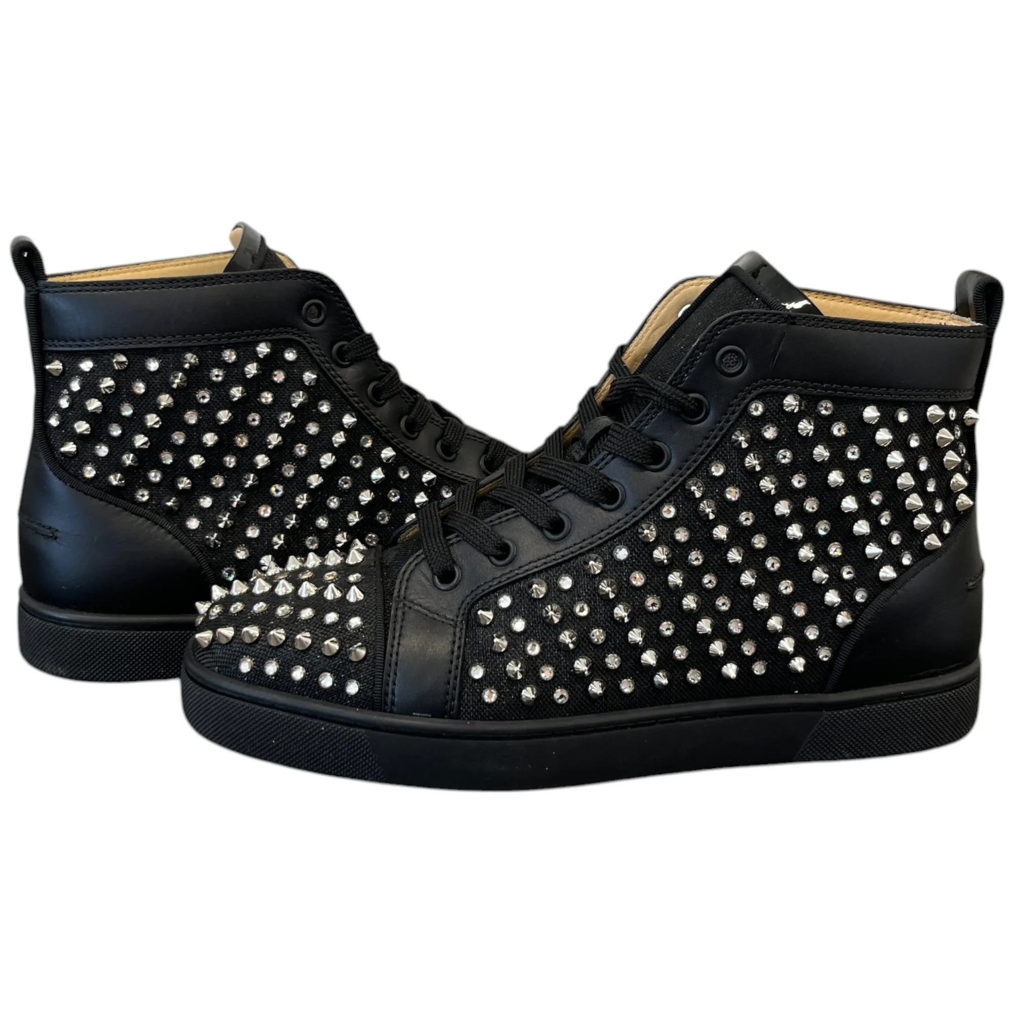 Men's Louis Spikes High Trainers Black Size EU 40 / UK 6