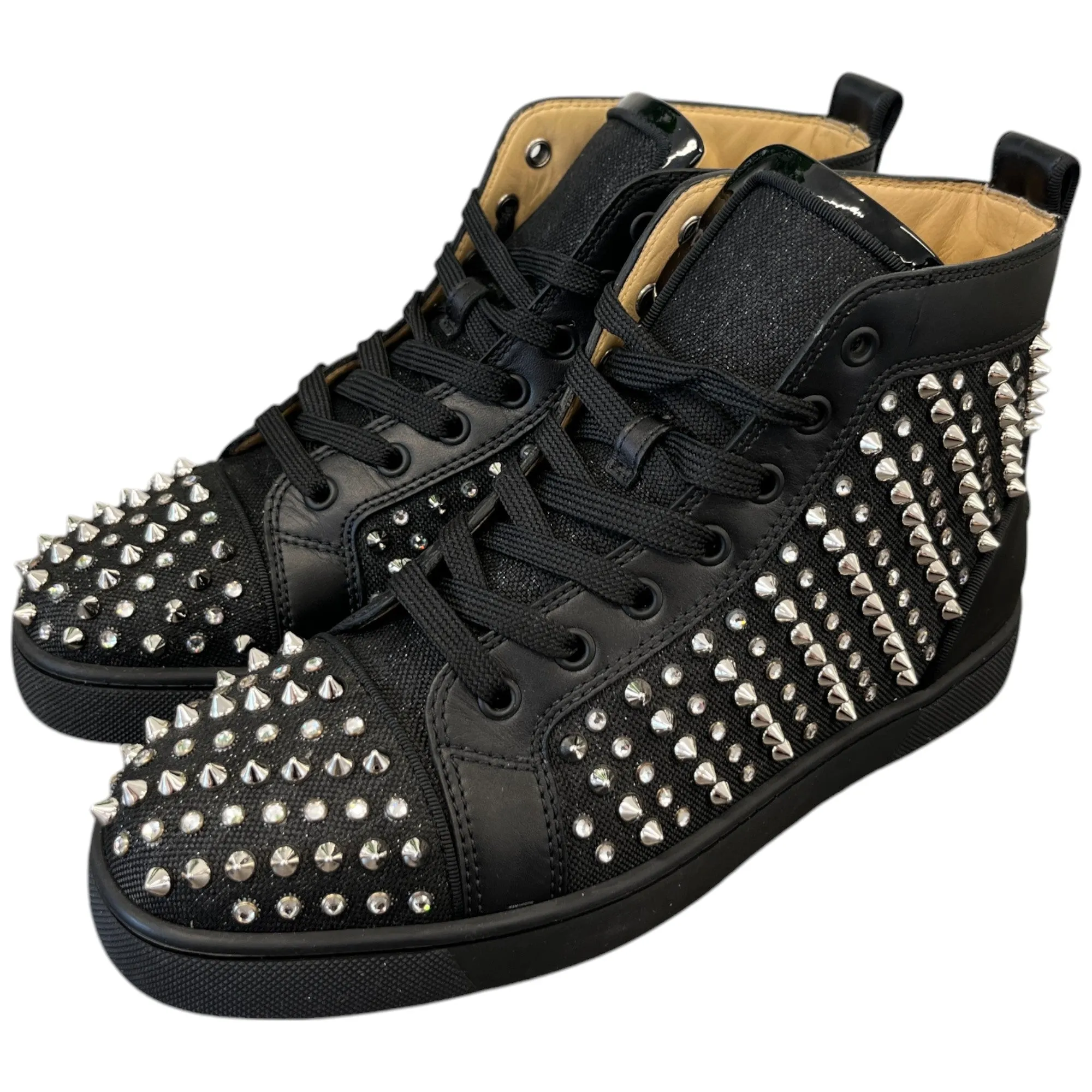 Men's Louis Spikes High Trainers Black Size EU 40 / UK 6