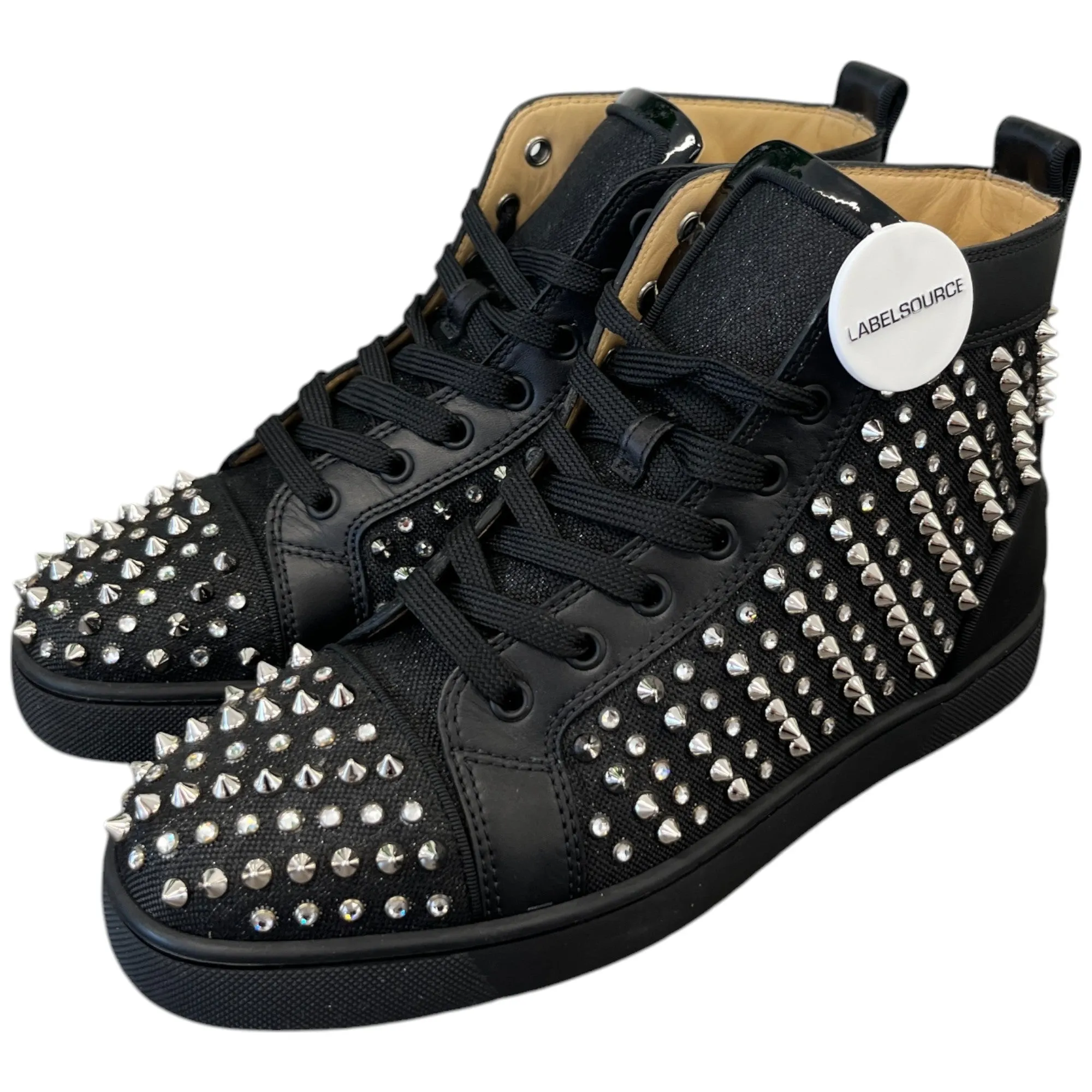 Men's Louis Spikes High Trainers Black Size EU 40 / UK 6
