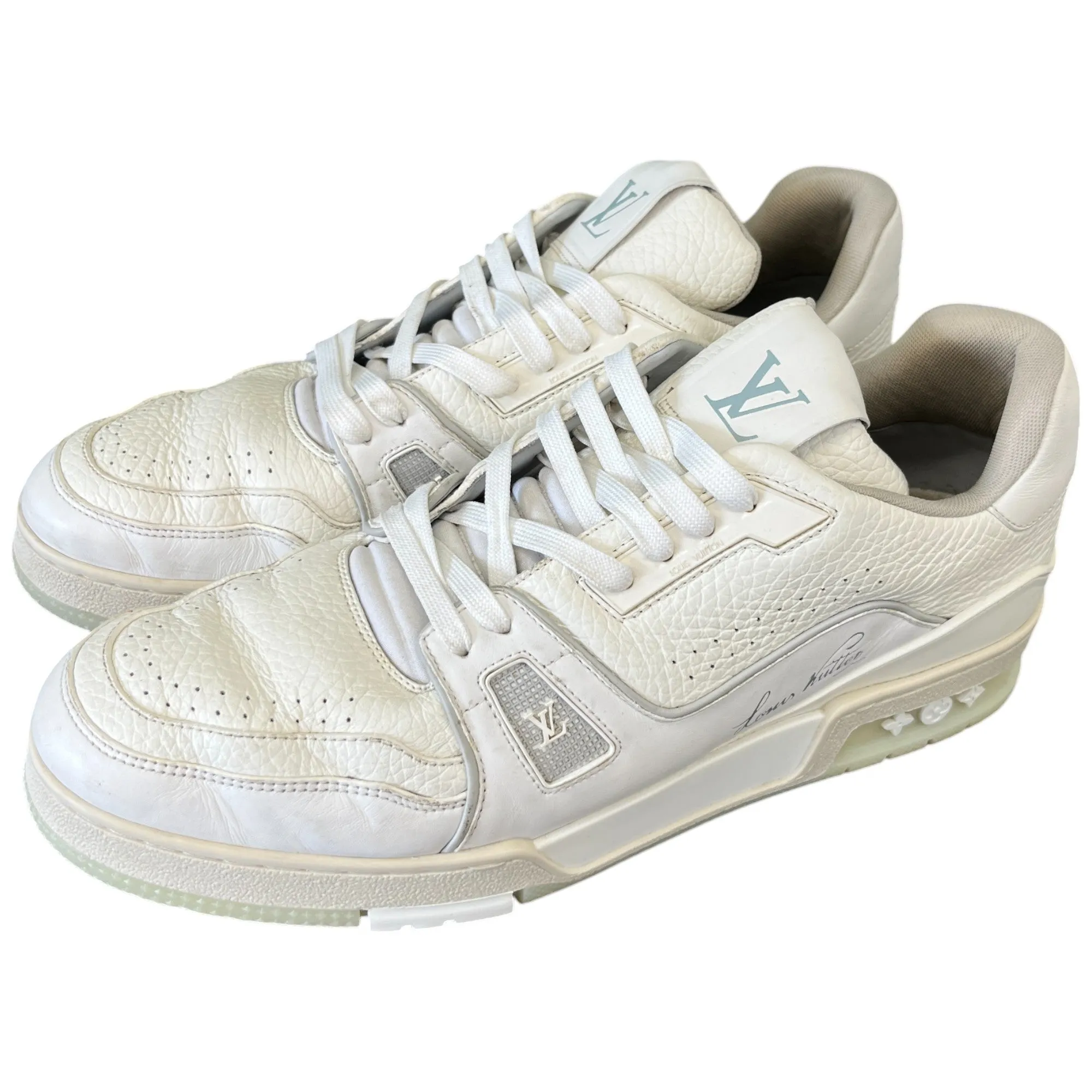 Men's Lv Low Trainers White Size EU 43.5 / UK 9.5