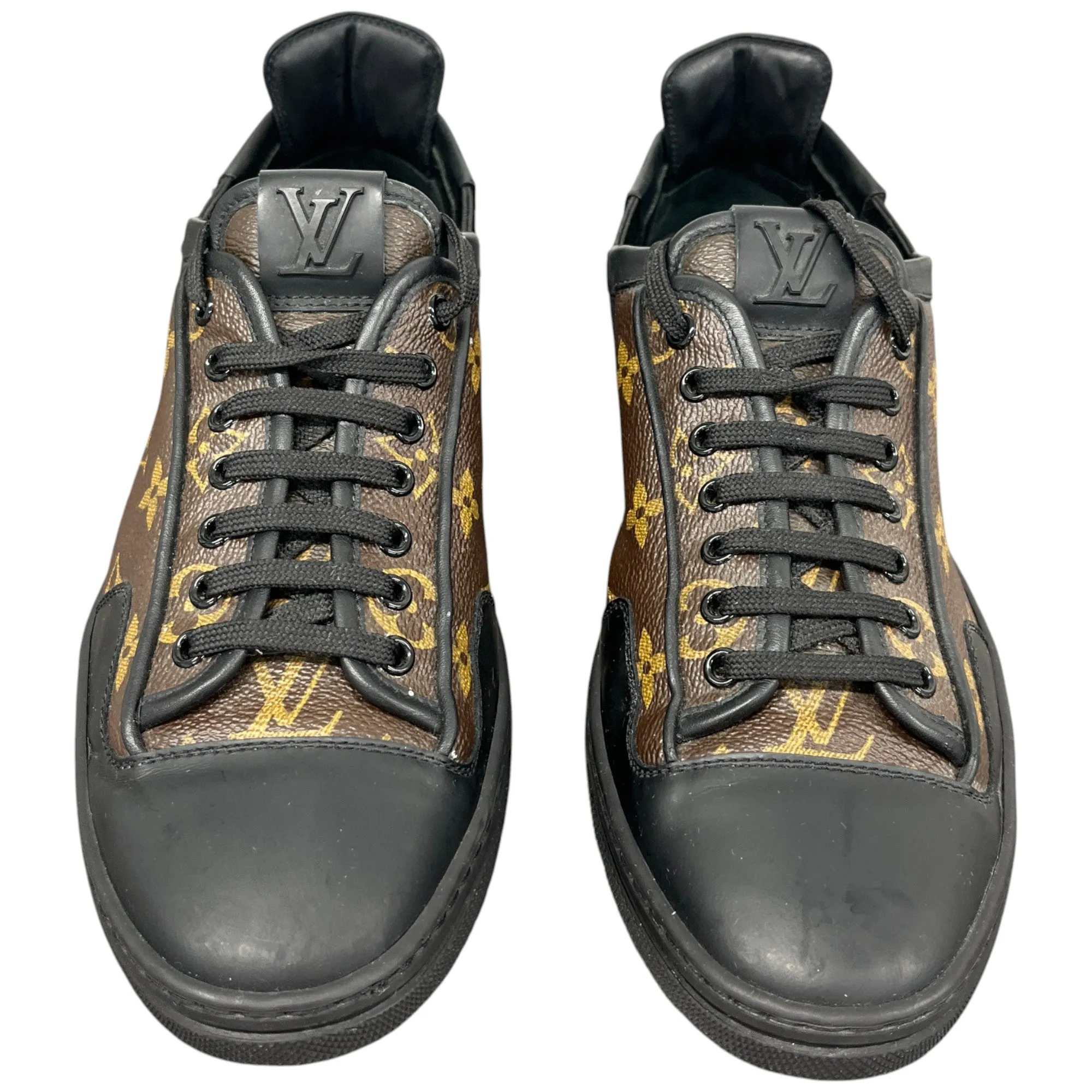 Men's Monogram Slalom Low Trainers Black Size EU 40.5 / UK 6.5