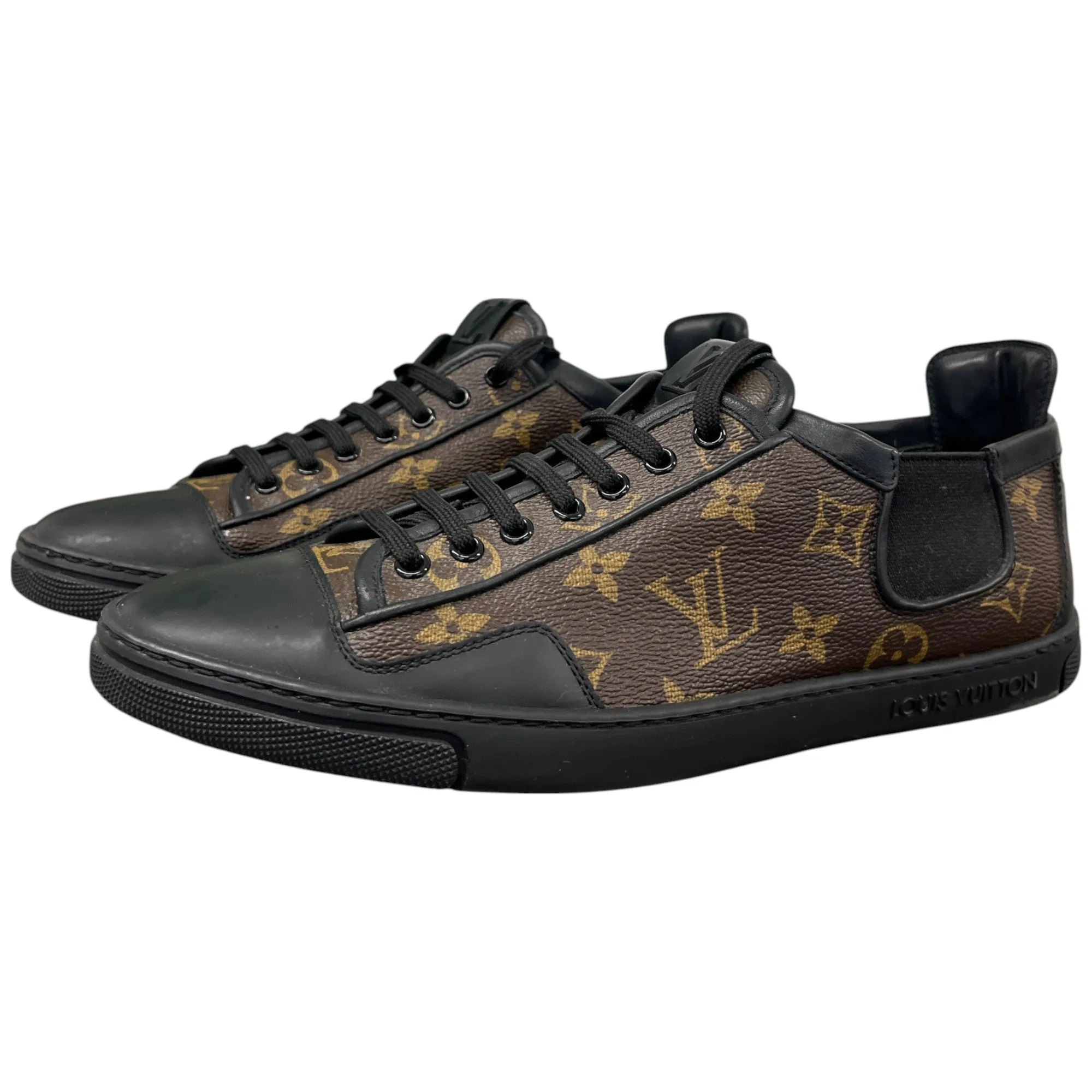 Men's Monogram Slalom Low Trainers Black Size EU 40.5 / UK 6.5