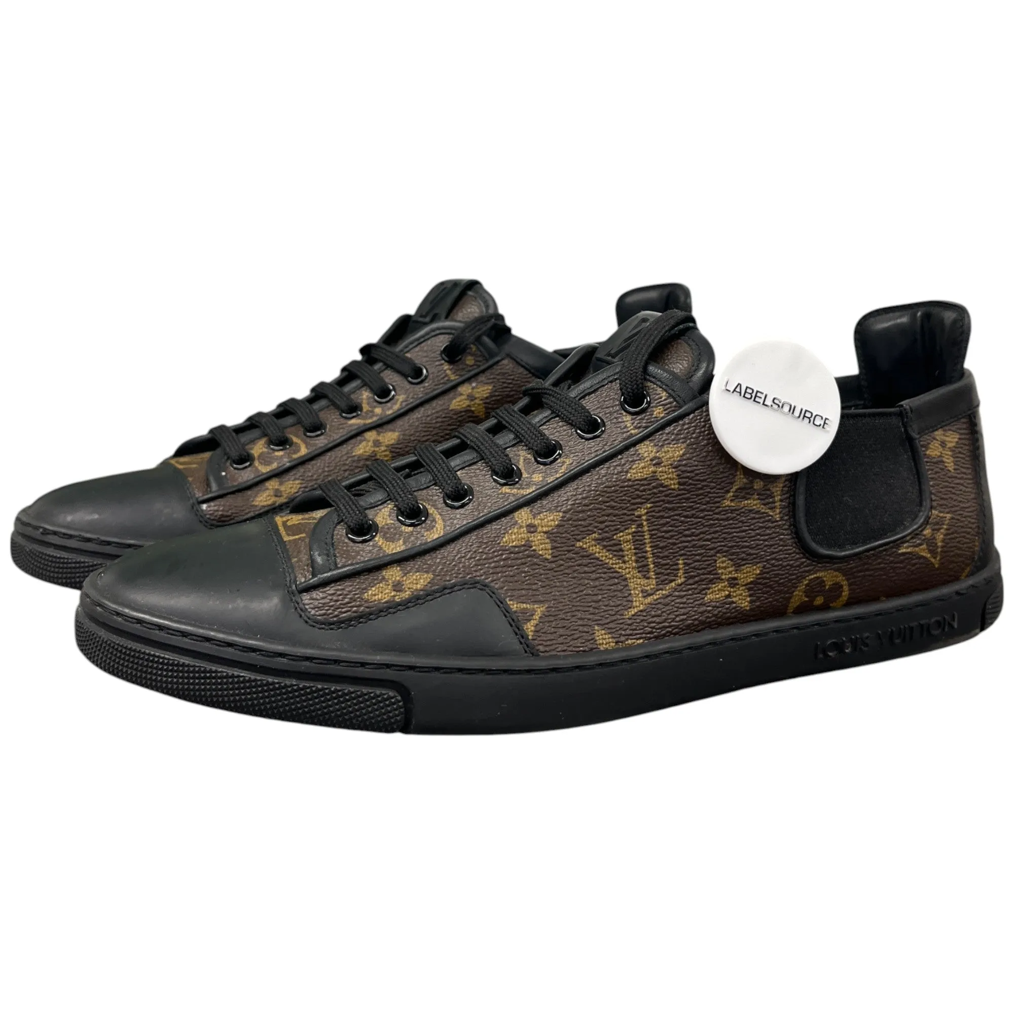 Men's Monogram Slalom Low Trainers Black Size EU 40.5 / UK 6.5