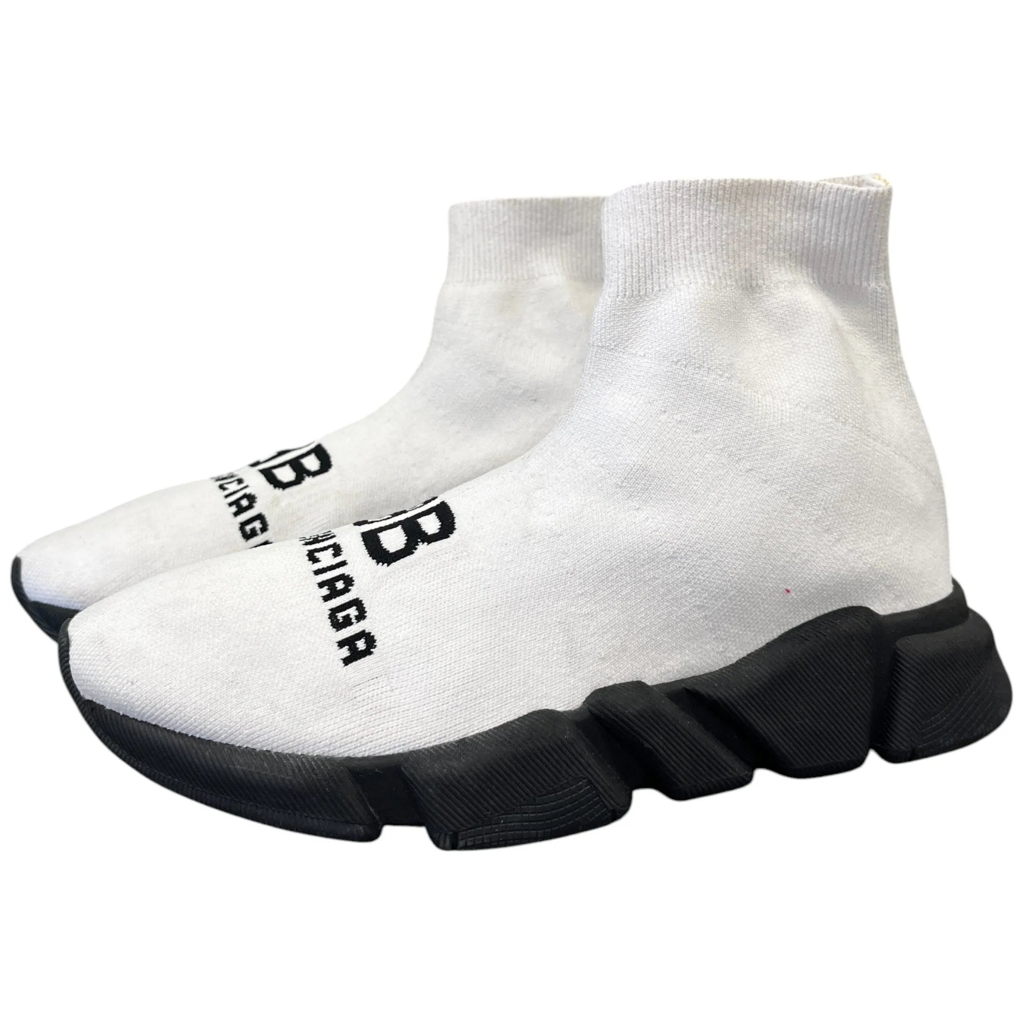 Men's Speed Sock Low Trainers White Size EU 39 / UK 5