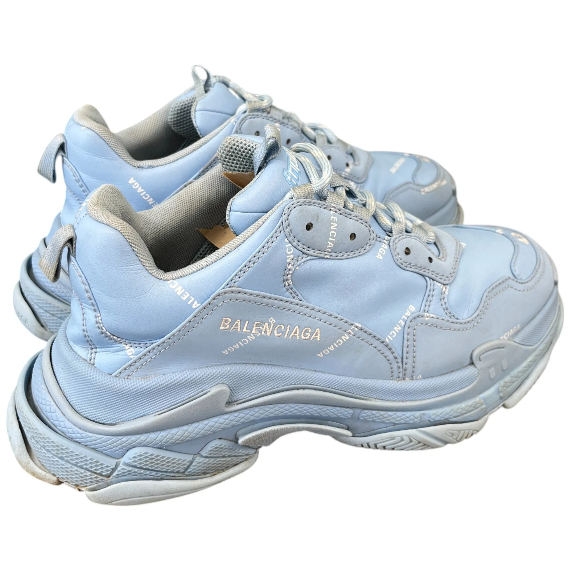 Men's Triple S Low Trainers Blue Size EU 42 / UK 8