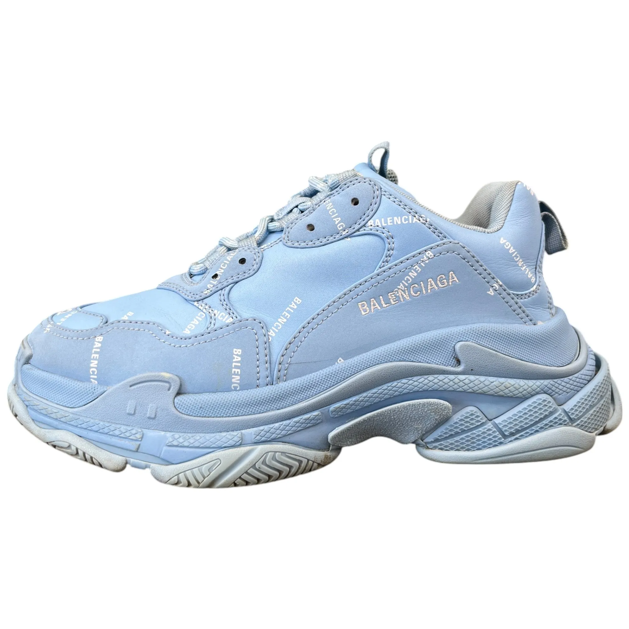 Men's Triple S Low Trainers Blue Size EU 42 / UK 8