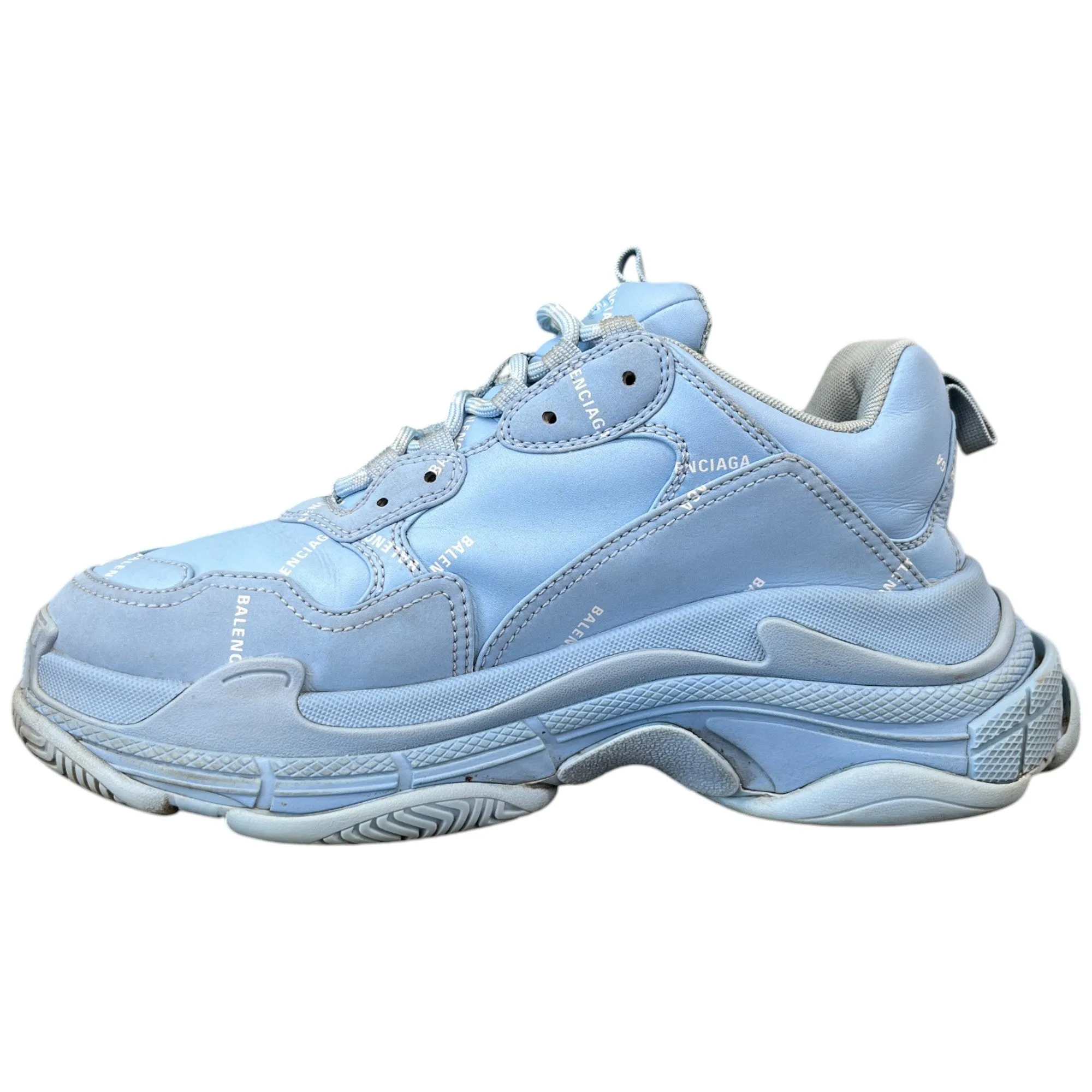 Men's Triple S Low Trainers Blue Size EU 42 / UK 8