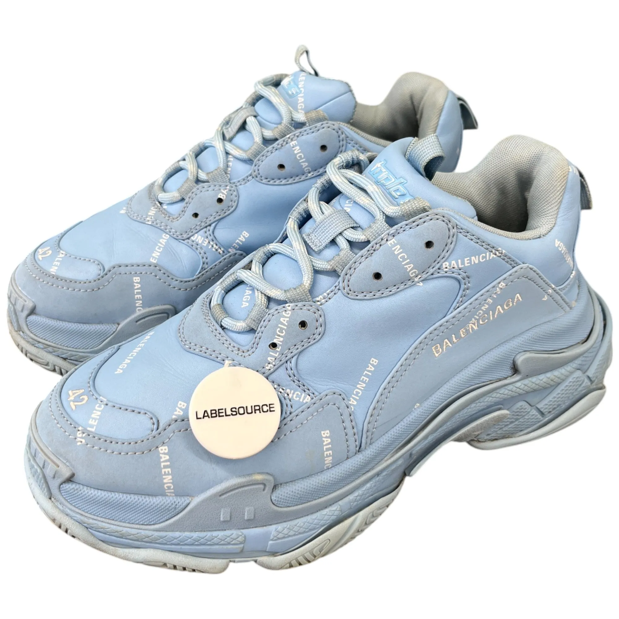 Men's Triple S Low Trainers Blue Size EU 42 / UK 8