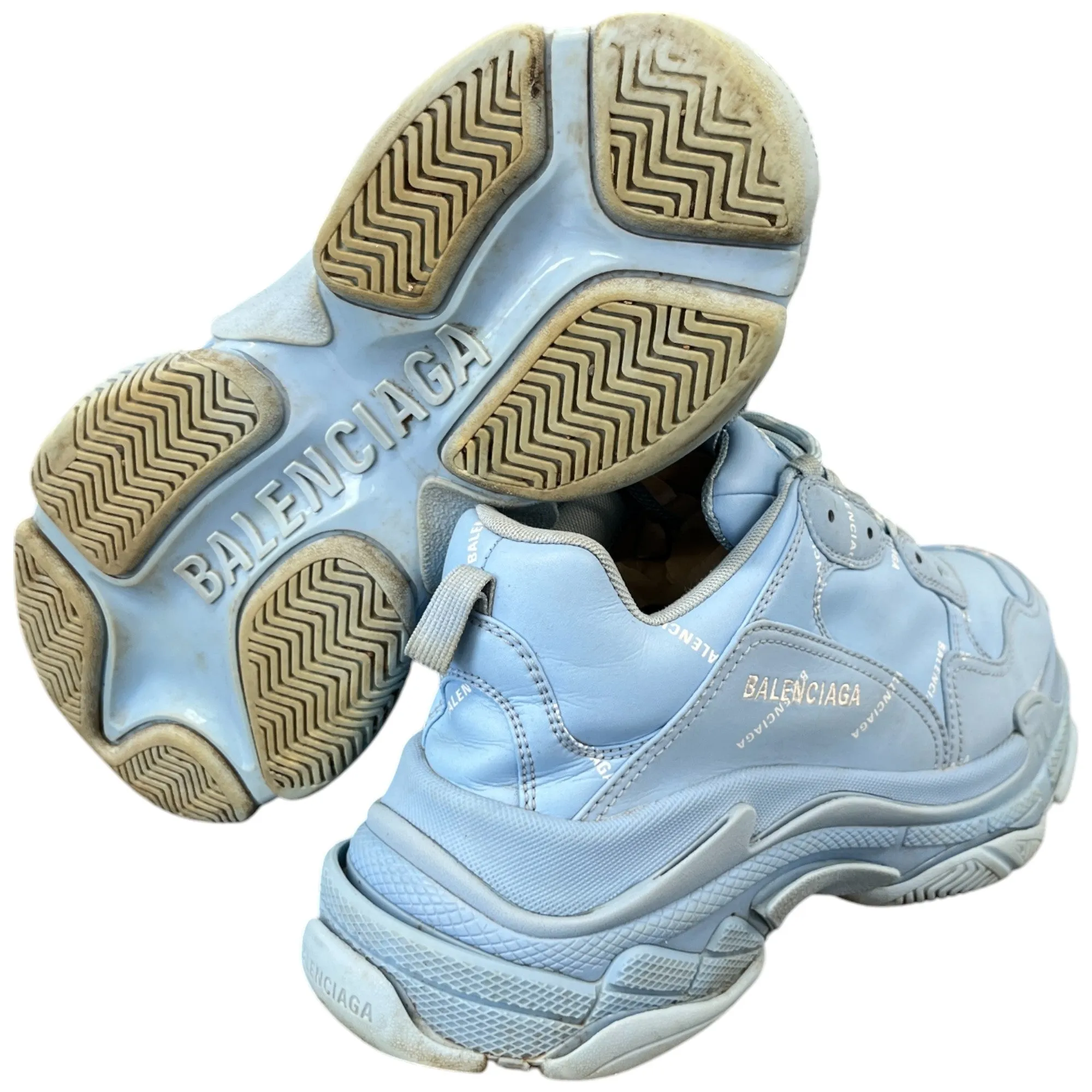 Men's Triple S Low Trainers Blue Size EU 42 / UK 8