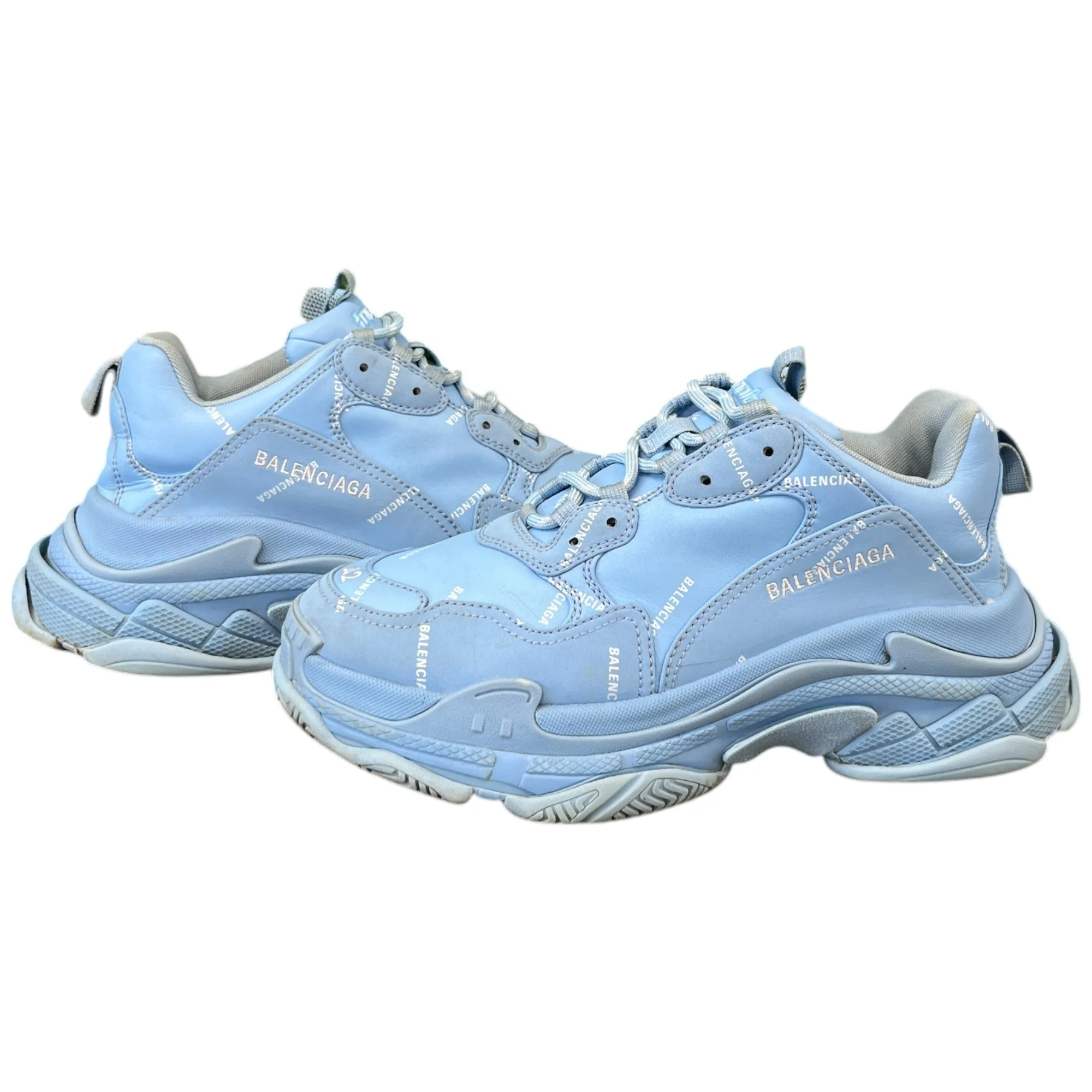 Men's Triple S Low Trainers Blue Size EU 42 / UK 8